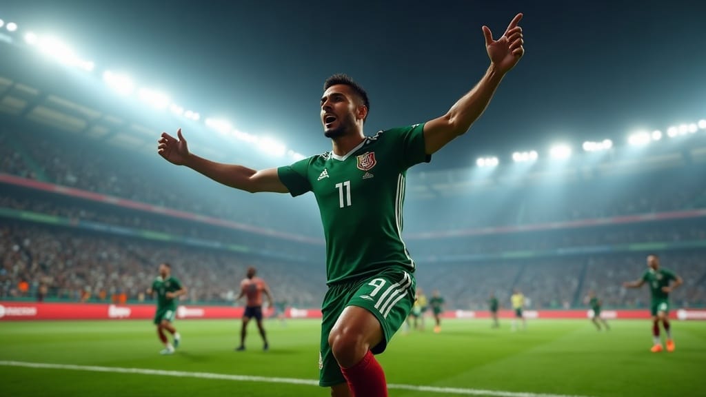 Mexico vs South Africa — match action