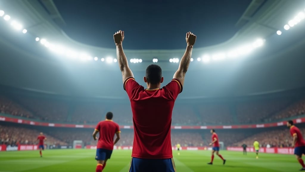 Spain vs Saudi Arabia — match action