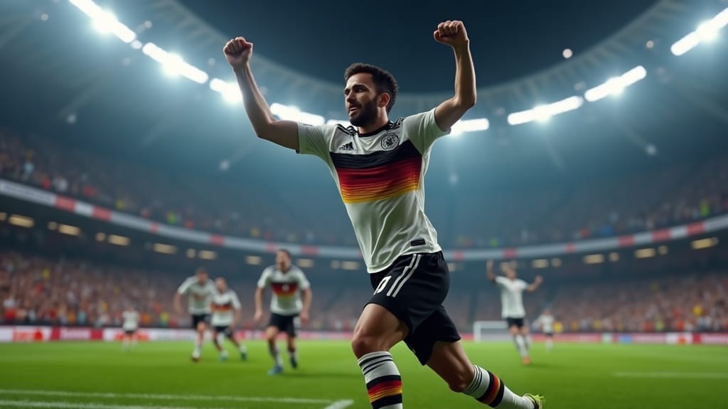 Germany vs Sweden — match action