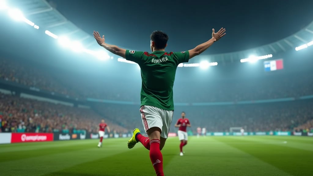 Mexico vs Ecuador — match action