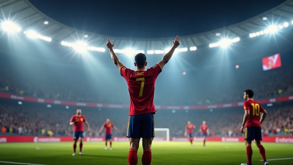 Croatia vs Spain — match action