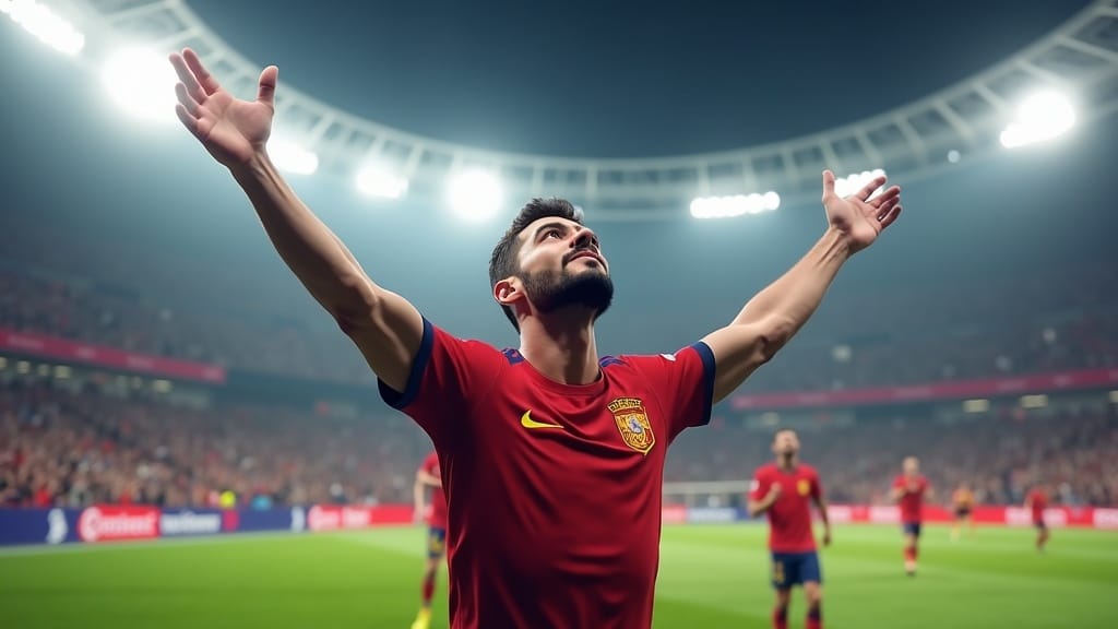 Spain vs Turkey — match action