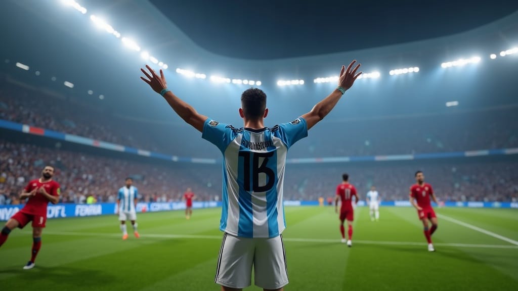 Argentina vs Portugal — match action
